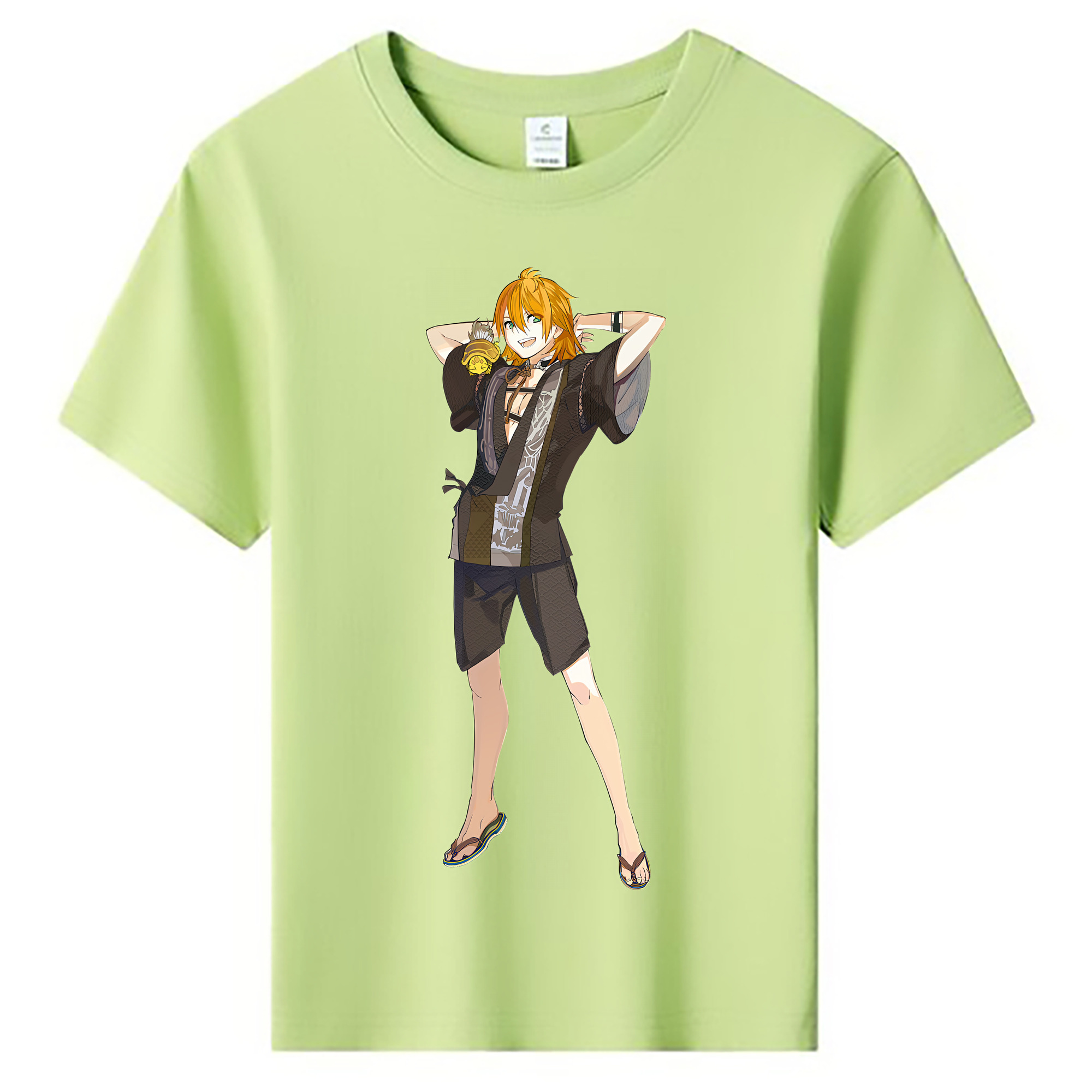 （画像用） 刀剣乱舞 Touken Ranbu 綿100％キッズTシャツ（フロントプリント）